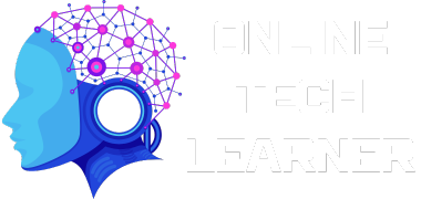 Online tech learner white logo