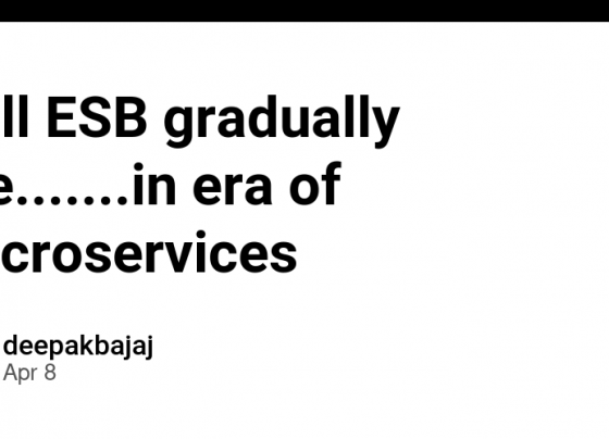 Will ESB gradually die.......in era of microservices