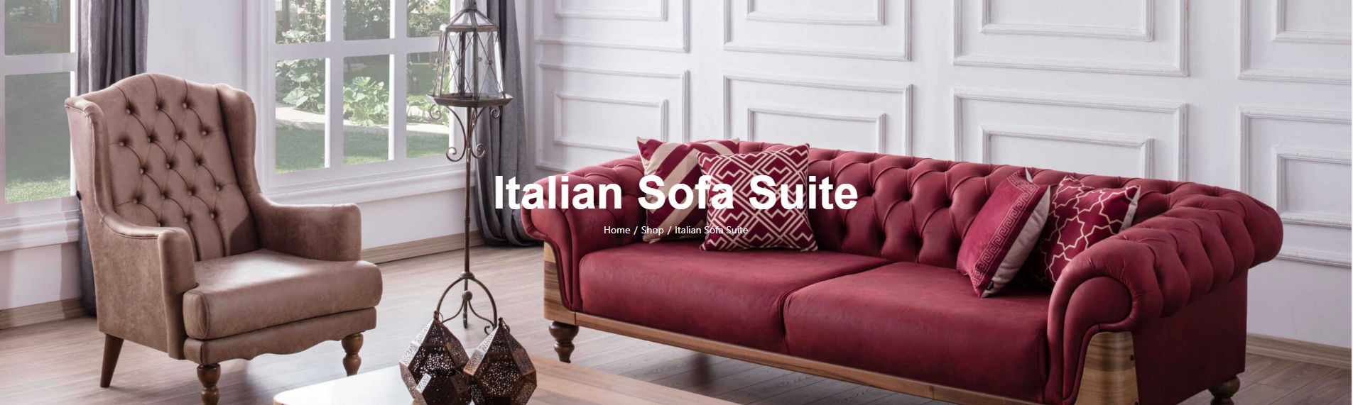 Italian sofa set