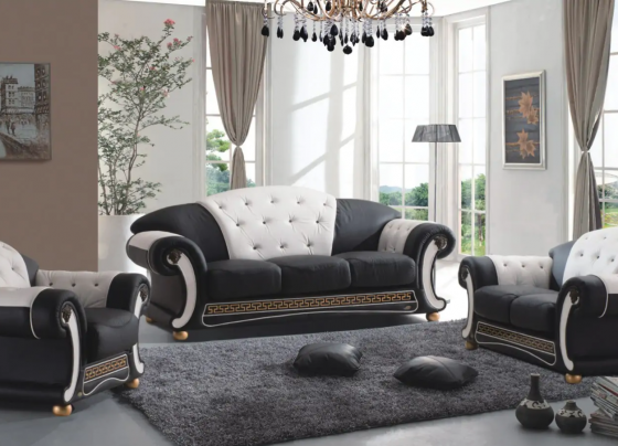 leather italian sofa