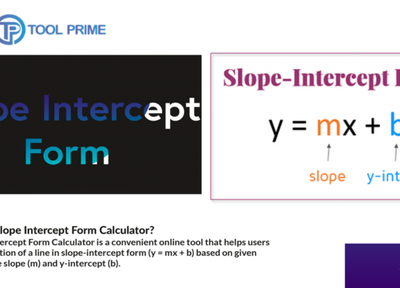 Slope intercept form calculator