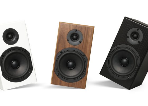 Totem Acoustic Loon Bookshelf Speakers in White, Walnut and Black Ash