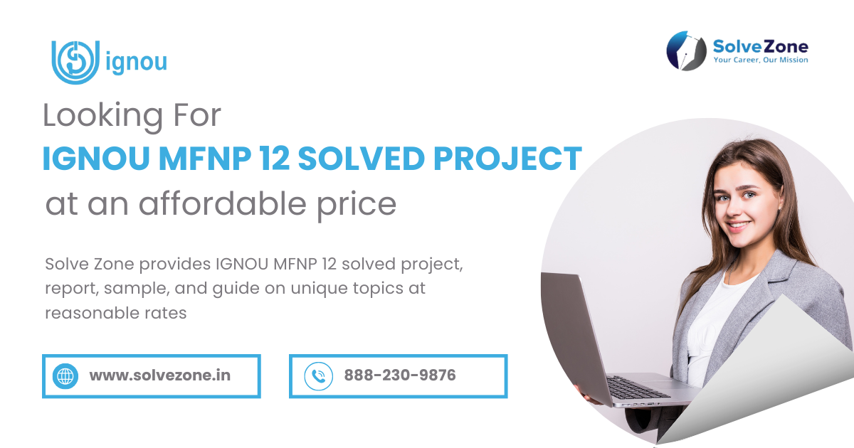 Solve Zone: Your Destination For MMPP001 Ignou Solved Project