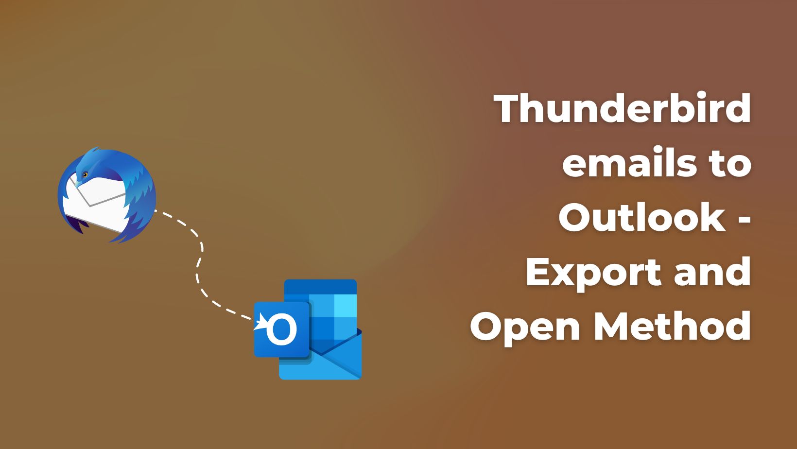 Thunderbird emails to Outlook – Export and Open Method