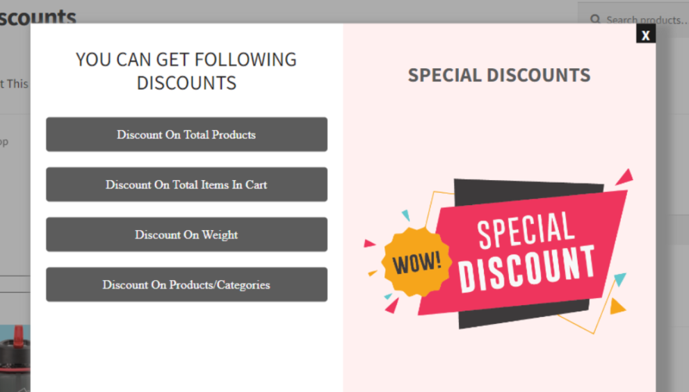 Discount Plugin