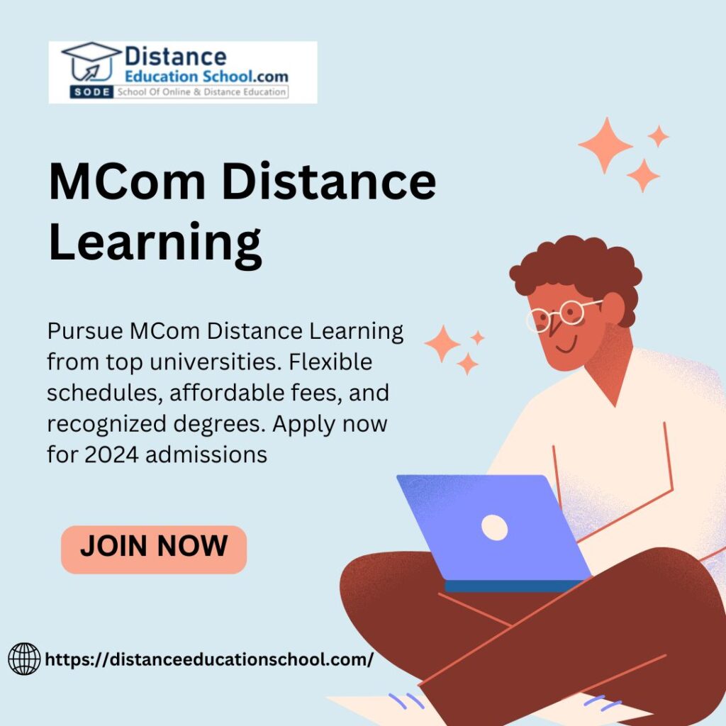 mcom-distance-learning