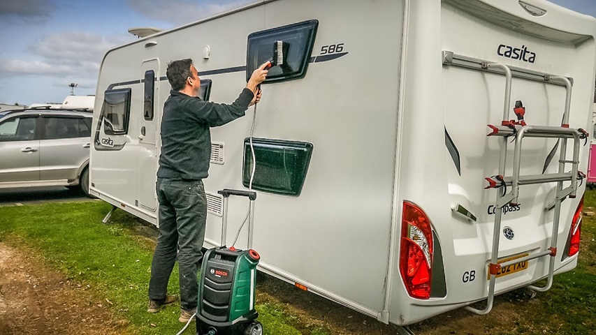 caravan cleaning