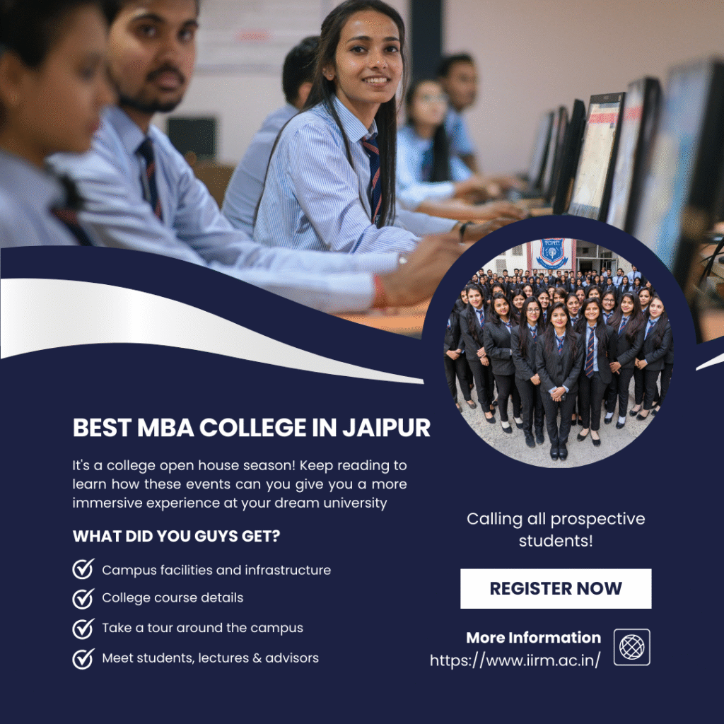 Your Dream Job! Placement-friendly MBA colleges in Jaipur