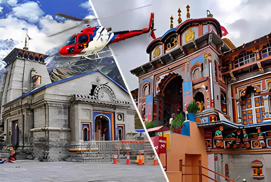 Do Dham Yatra by Helicopter