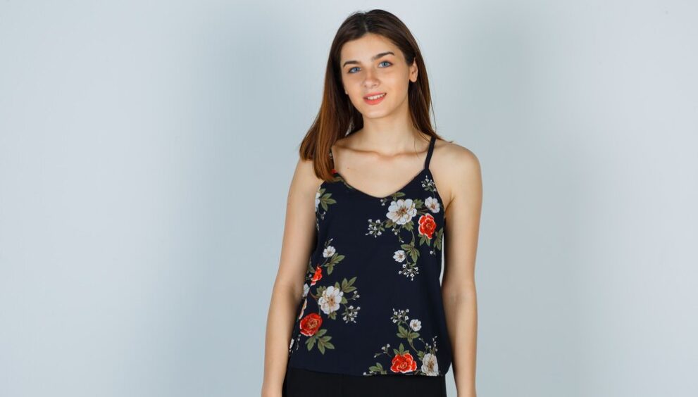 spaghetti strap blouse