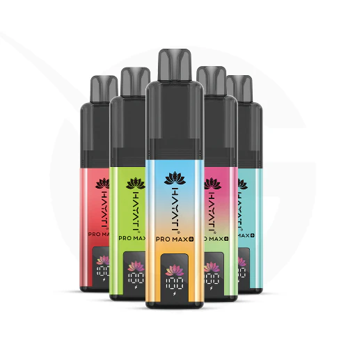 Hayati Pro Max Plus 6000 Puffs disposable vape with sleek modern design.