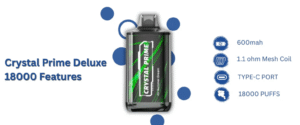 Crystal Prime Deluxe 18000 box of 10