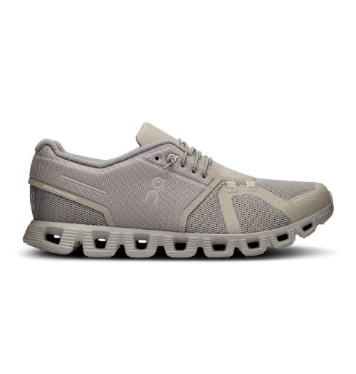 On Cloud 5 Running Shoes Glacier Grey & White