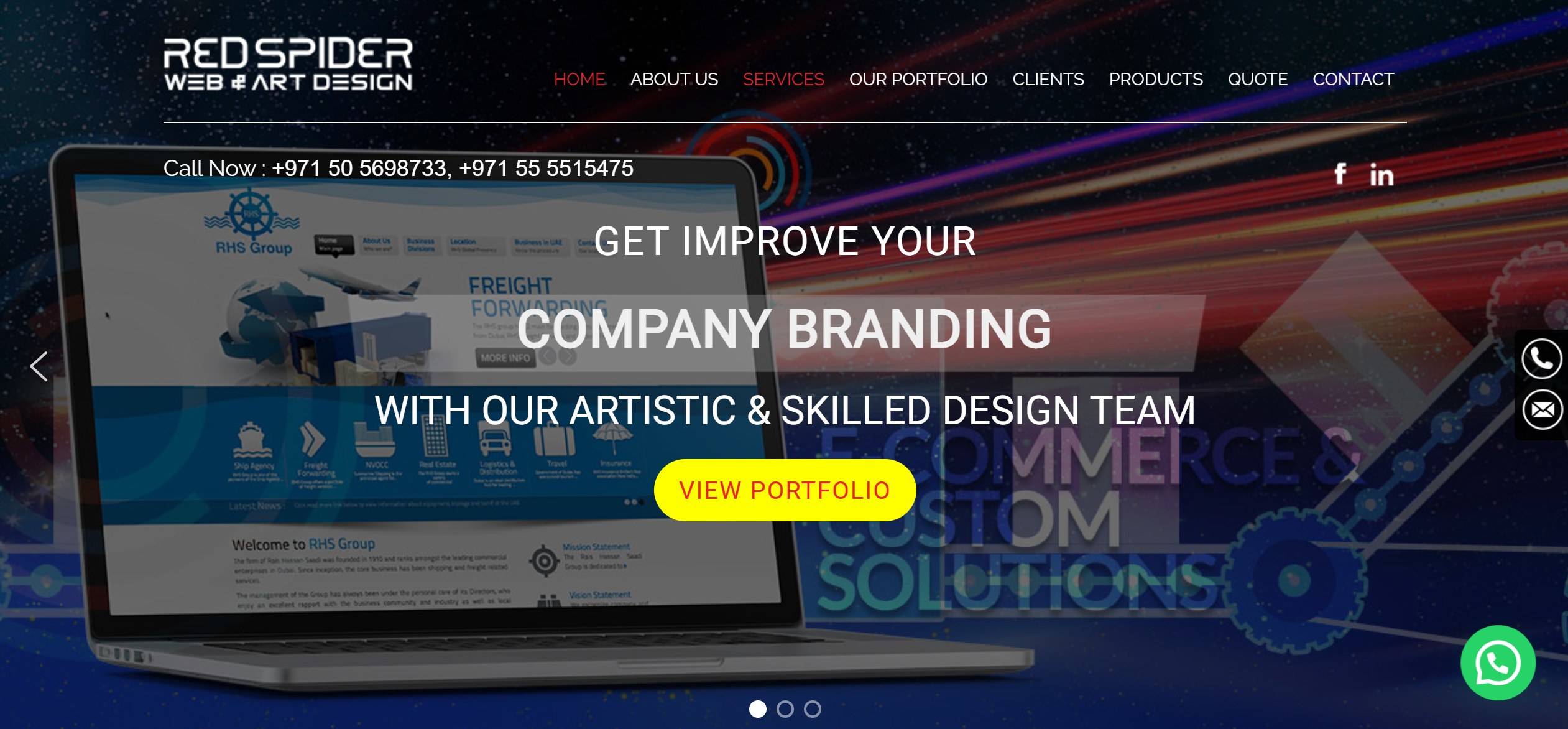 Power Creative Web Design Dubai with RedSpider Web & Art Design