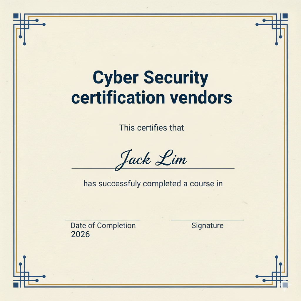 Cybersecurity Certification Vendors