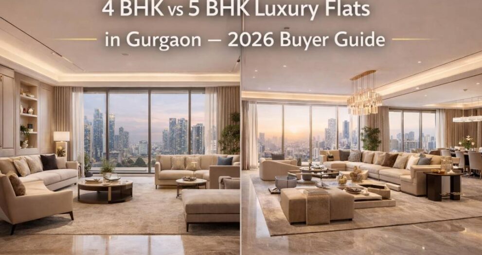 4 BHK vs 5 BHK Luxury Flats in Gurgaon – 2026 Buyer Guide