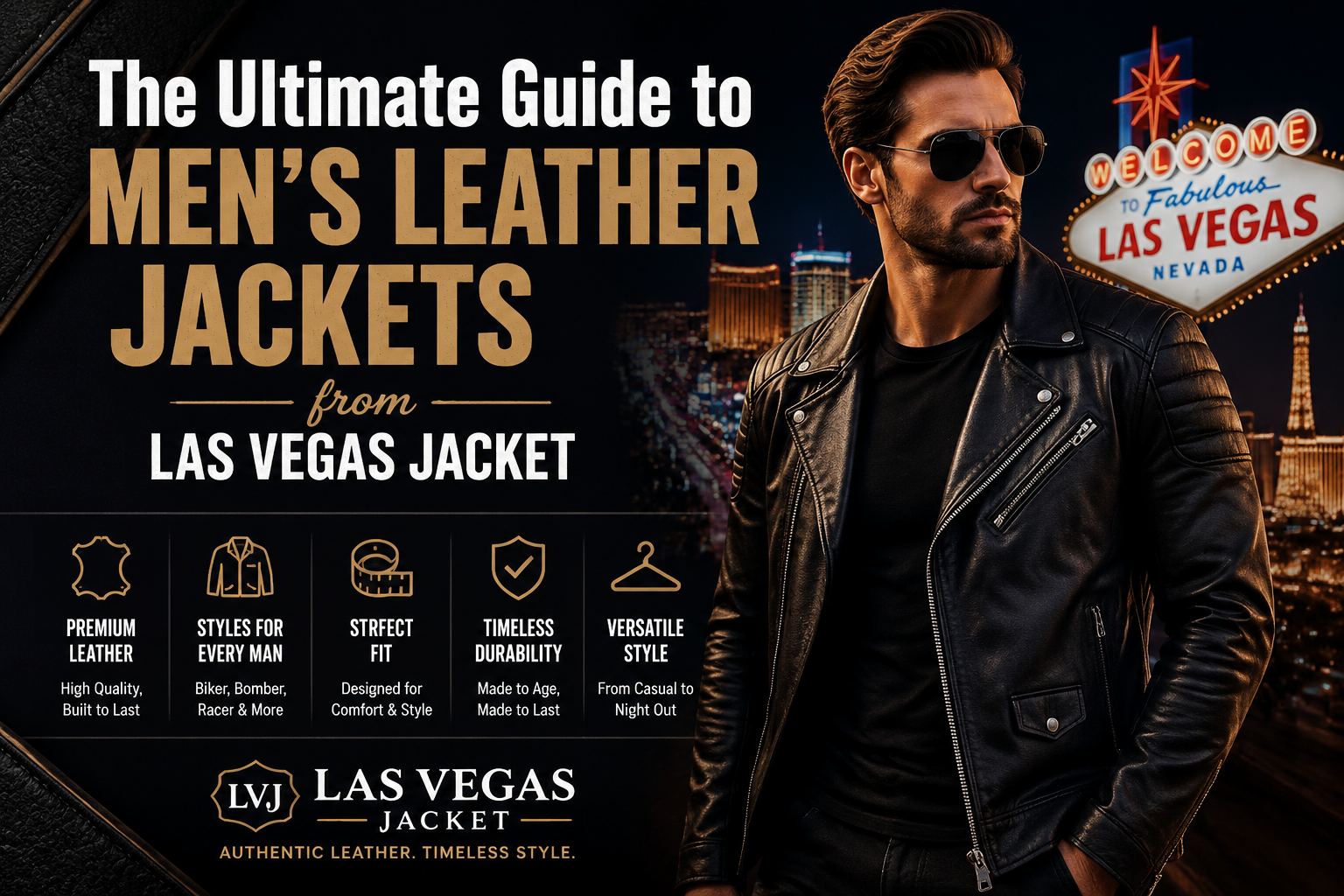 The Ultimate Guide to Men’s Leather Jackets from Las Vegas Jacket