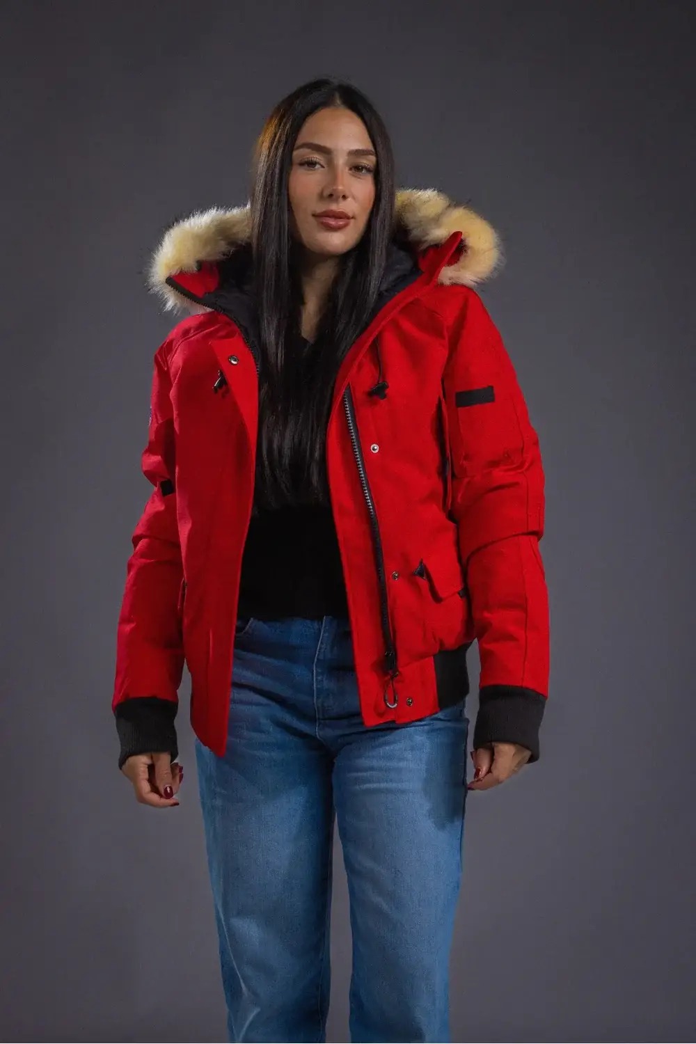Aria Women Red Doudoune