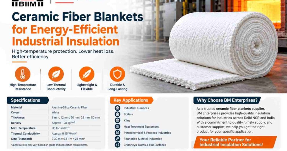 Ceramic Fiber Blankets for Energy-Efficient Industrial Insulation