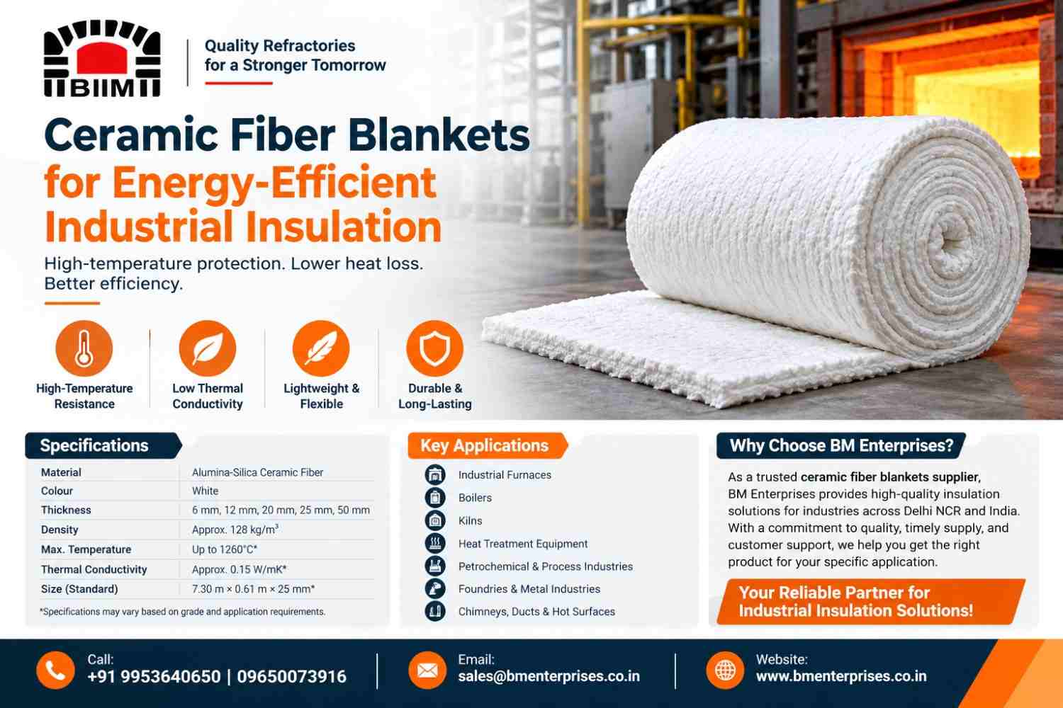 Ceramic Fiber Blankets for Energy-Efficient Industrial Insulation