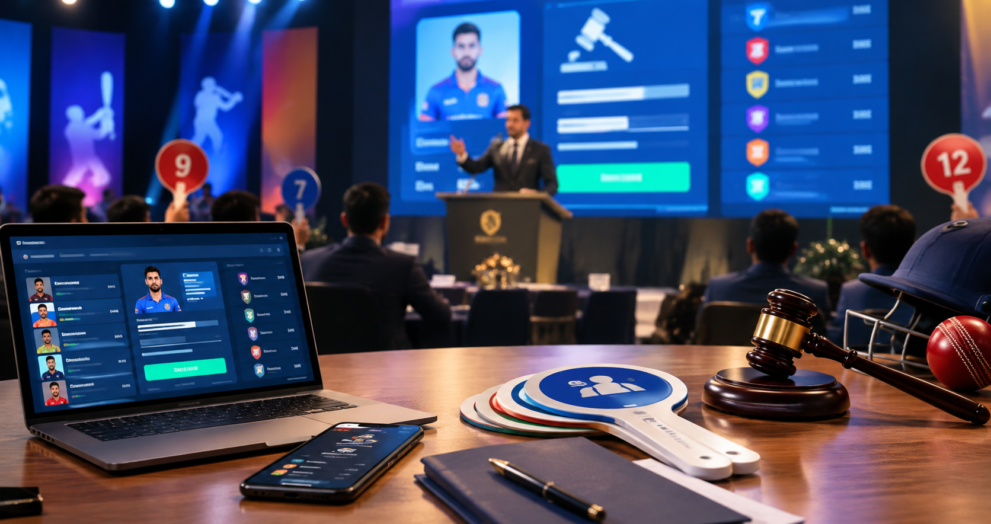 cricket auction software